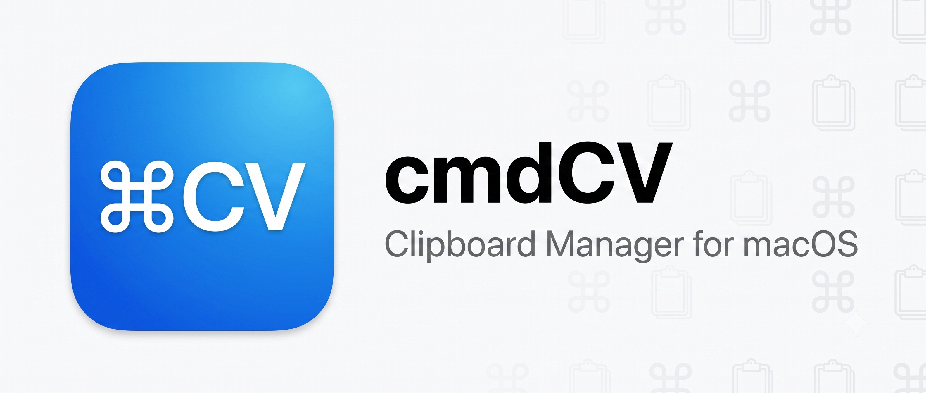 CmdCV — Clipboard Manager for macOS